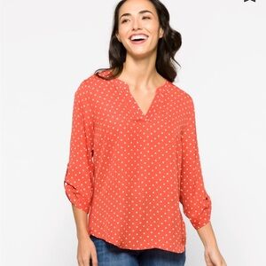 Stitch Fix l FORTUNE + IVY Tulsa Mixed Material Blouse, XXL